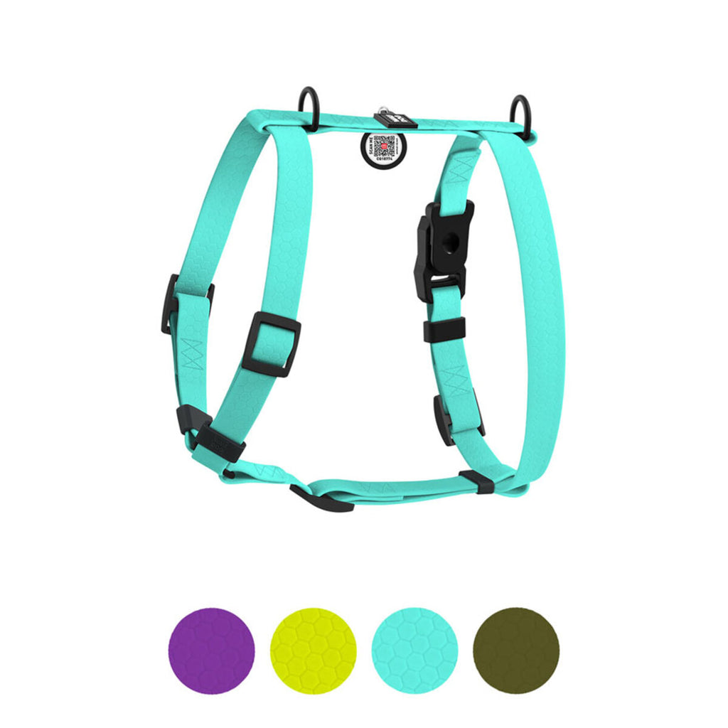 WAUDOG Magnet Dog H-Harness with QR Passport - Tiffany