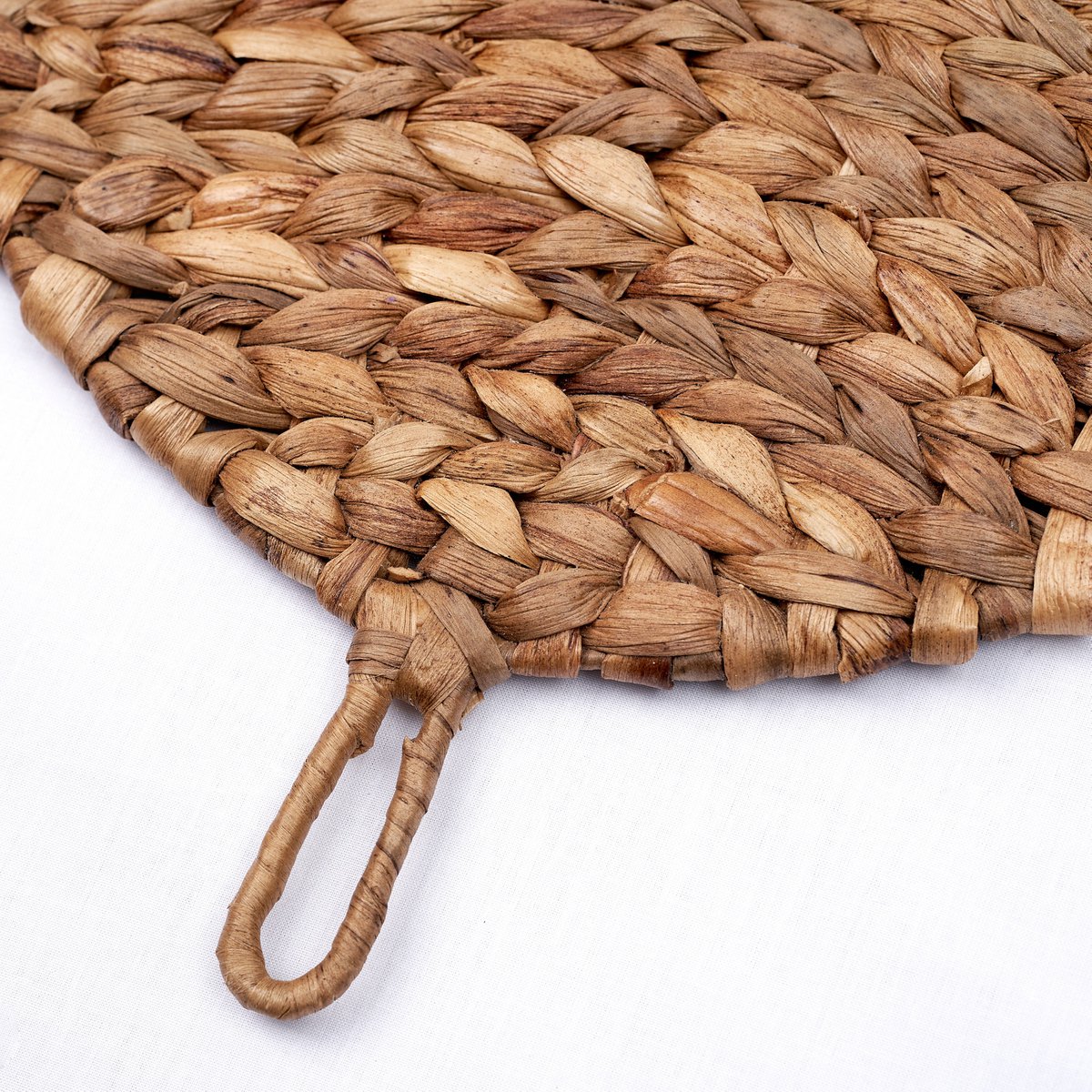 Juego de manteles individuales boho con forma de hoja de jacinto de agua (2, 4 o 6 piezas, 48 cm)