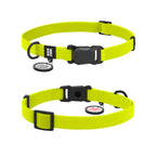 WAUDOG Magnet Dog Collar with QR Passport - Lemon
