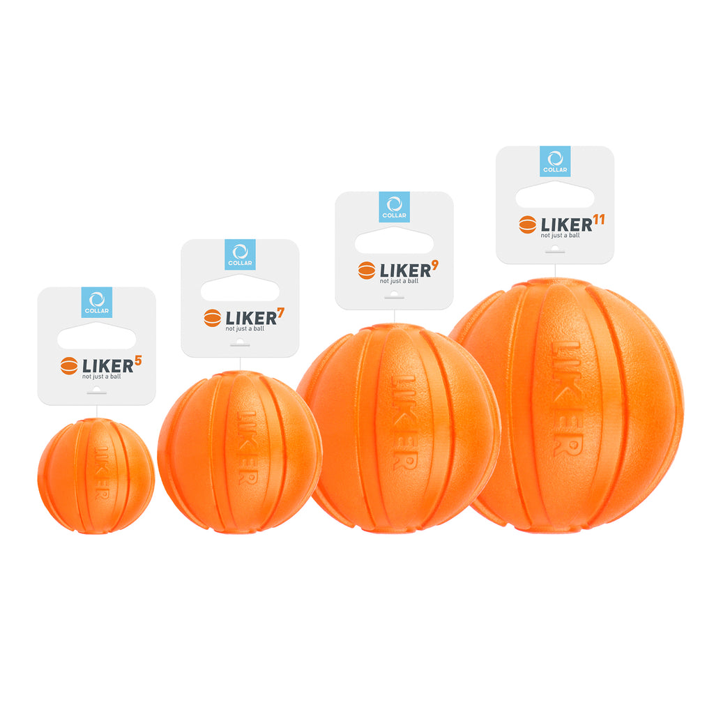 LIKER Pelota para perros – Juguete flotante ligero para perros activos