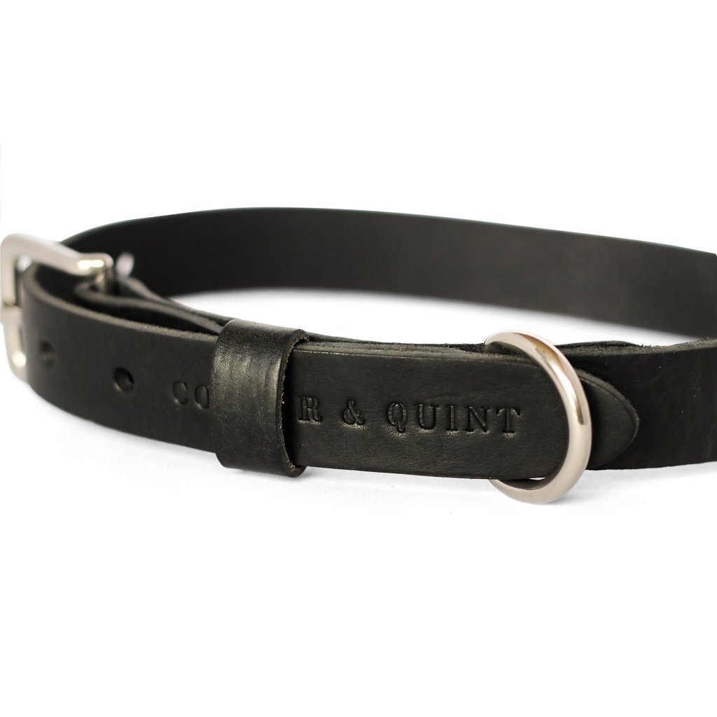 Collar para perro – Piel (negro)