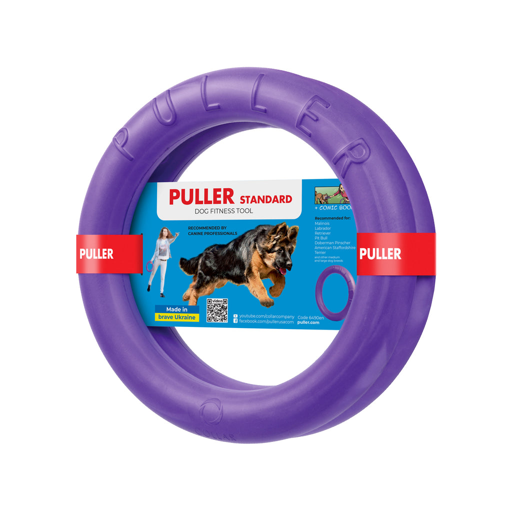 Juego de Anillos PULLER Estándar para Entrenamiento de Perros – Juguete Profesional de Fitness para Perros Medianos y Grandes