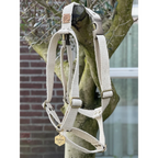 Hundegeschirr aus Hanf – Weiß