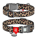 WAUDOG Nylon Dog Collar with QR Passport - Leopard
