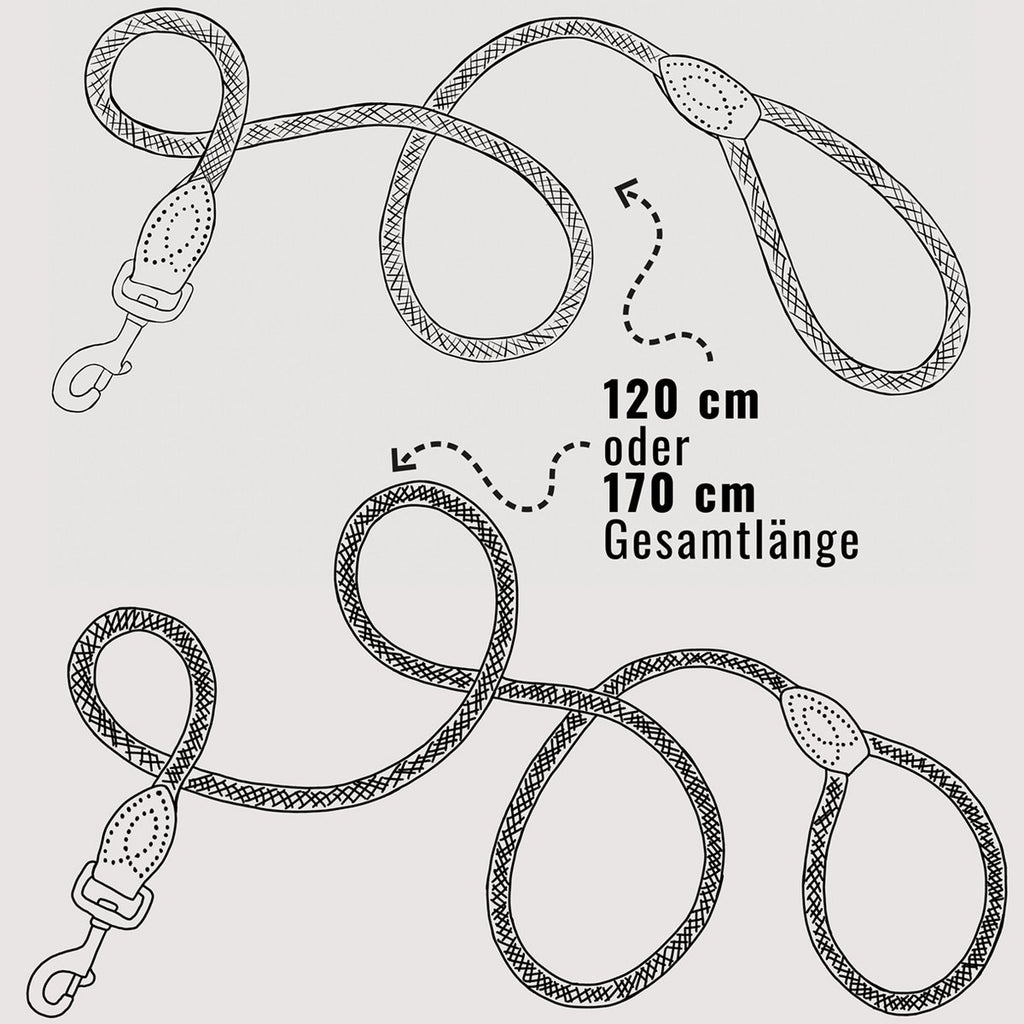 Hundeleine aus Seil (120/170 cm)