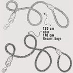 Hundeleine aus Seil (120/170 cm)