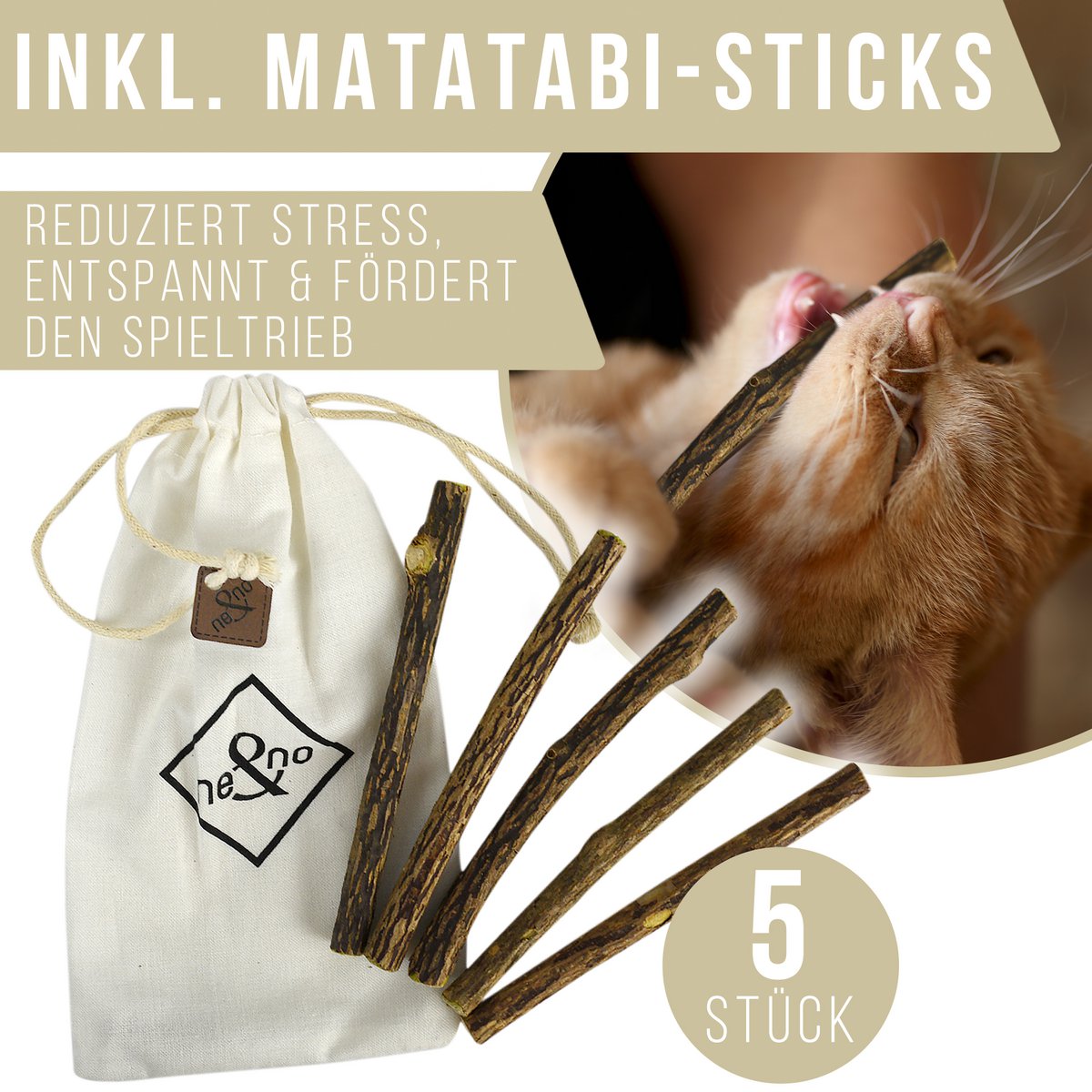 Acogedora Cama para Gatos de Radiador con 5 Palitos de Matatabi