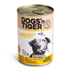Dogs’n Tiger Adult Premium Hundefutter, Nassfutter, Getreidefrei, Mahlzeit, Huhn & Karotte