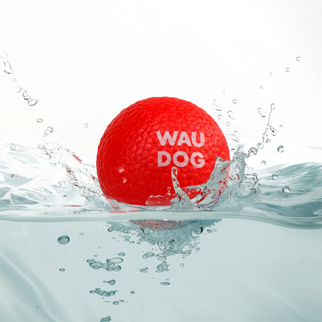 WAUDOG Fun Red Ball dog toy, thermoplastic polyurethane foam, 70mm