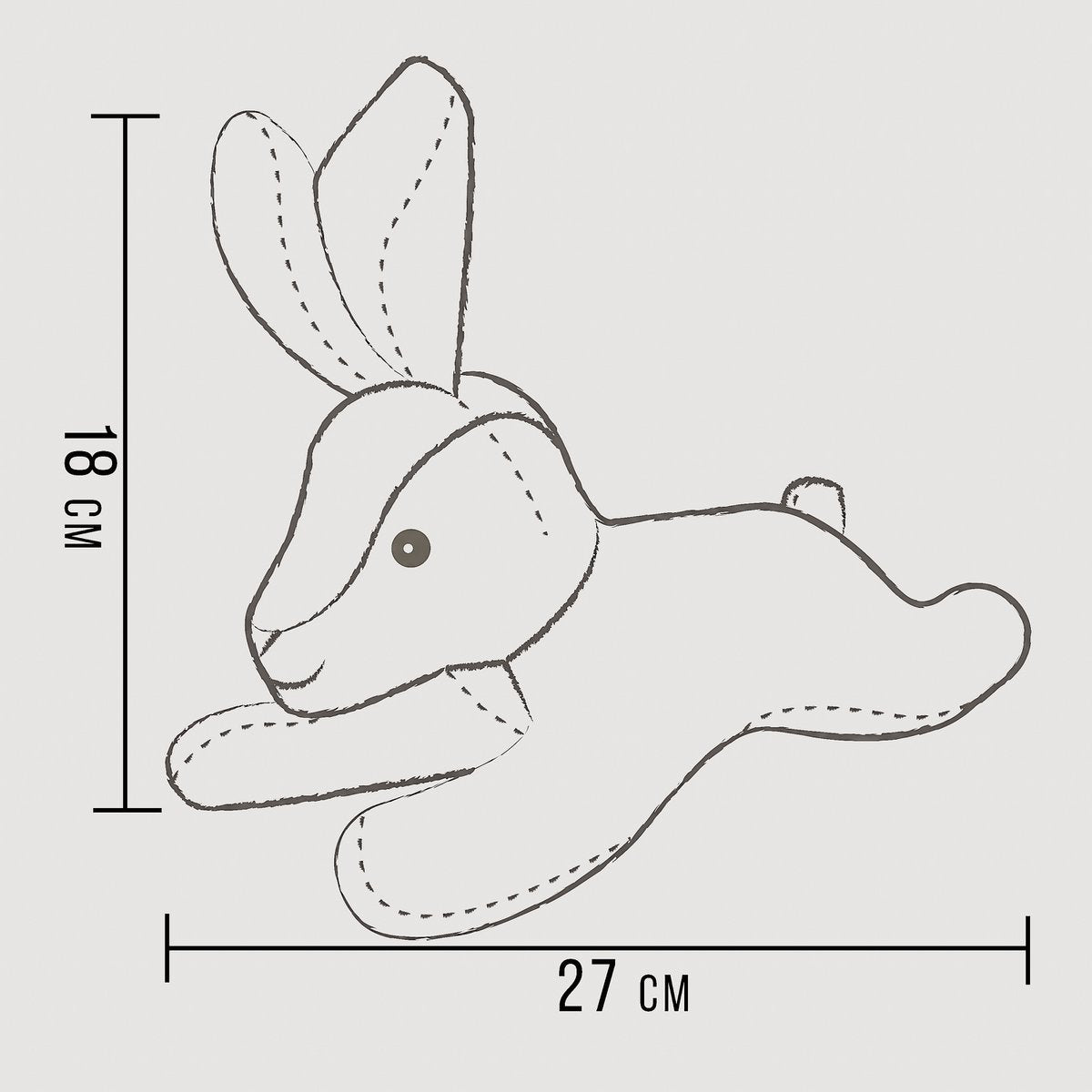 Peluche de Perro con Chifle – Conejo