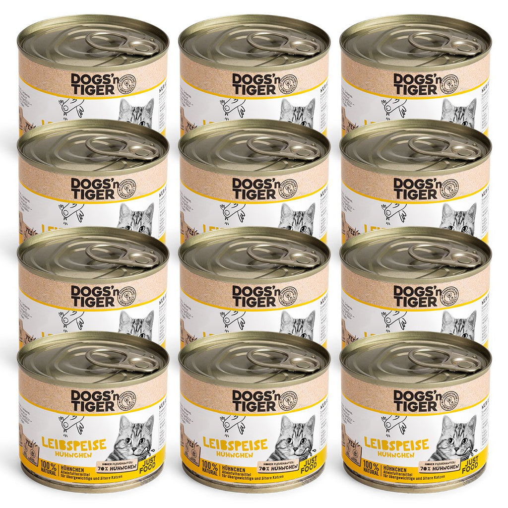 Getreidefreies Premium Nassfutter für Katzen – Huhn