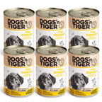 Dogs’n Tiger Junior, Welpen Premium Hundefutter, Nassfutter, Getreidefrei, Fein Gemacht, Huhn & Süßkartoffel