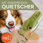 Juguete de lona para perros con chirriador – Cocodrilo