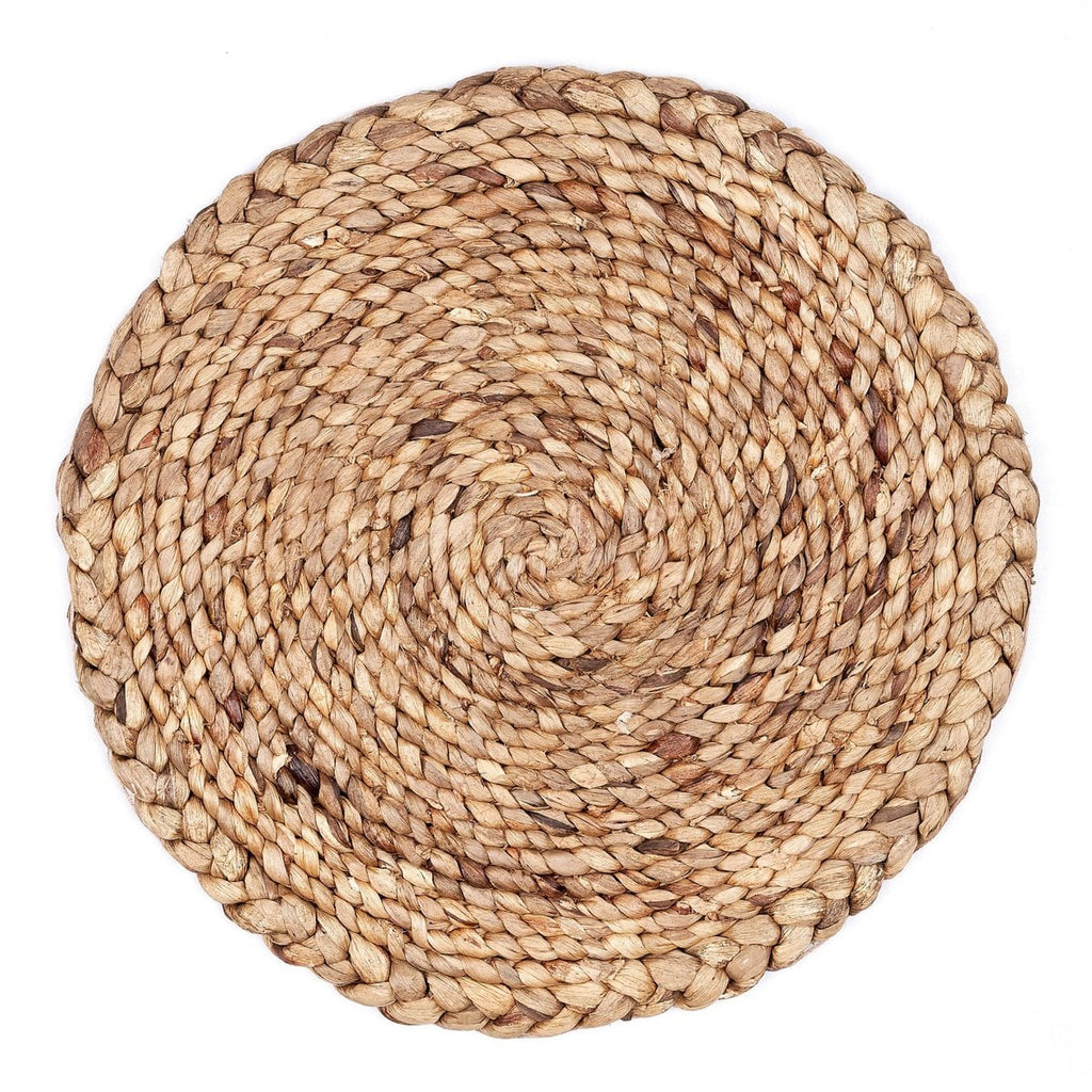 Manteles individuales boho de jacinto de agua (2, 4 o 6 piezas, 38 cm)