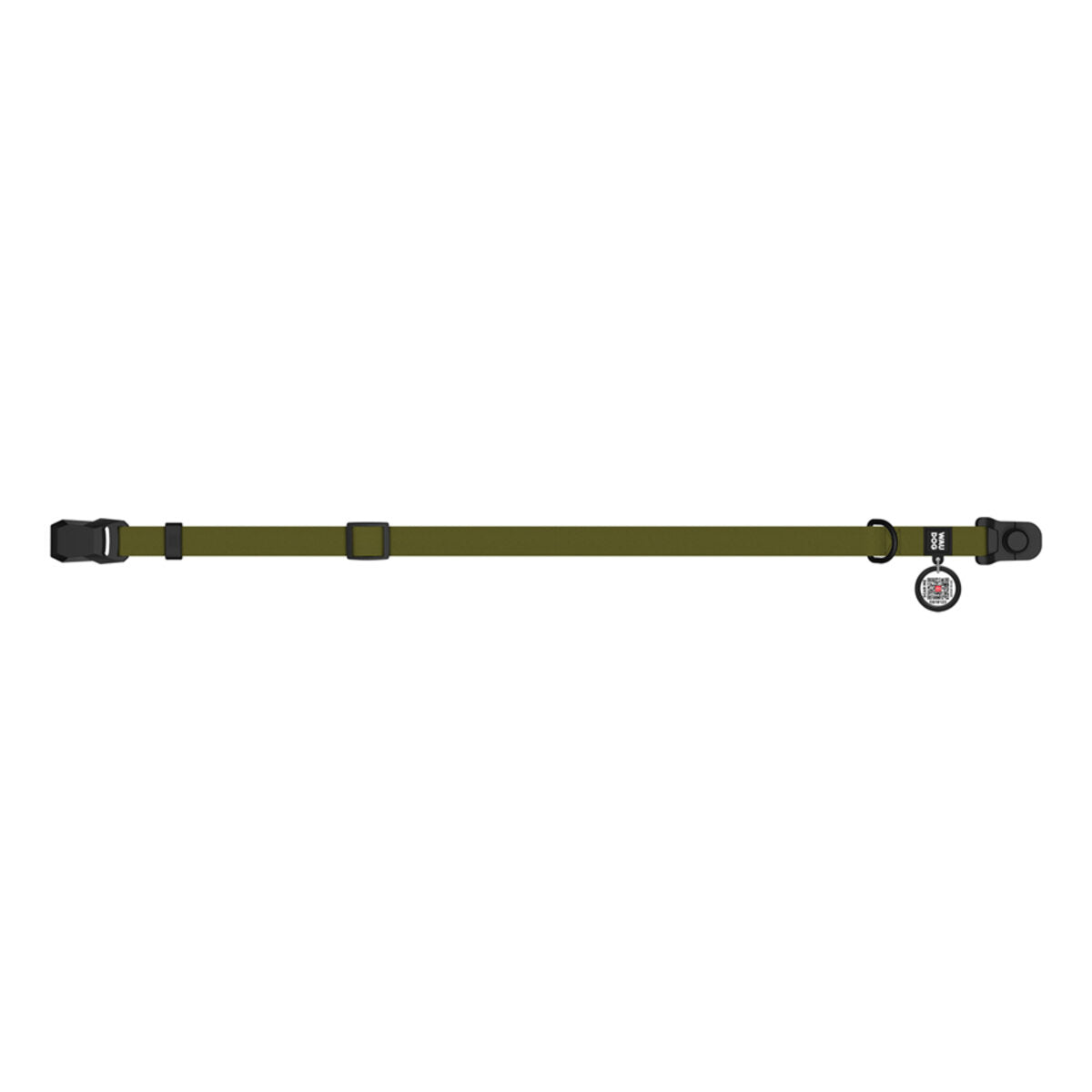 WAUDOG Magnet Dog Collar with QR Passport - Khaki