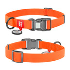 WAUDOG Waterproof Dog Collar with QR Passport - Orange