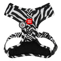 WAUDOG Mesh Breathable Dog Harness with QR Pet Tag - Zebra