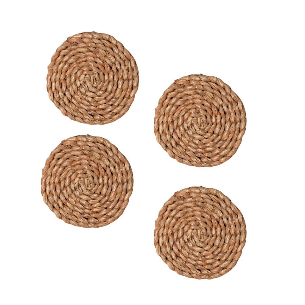 Handgewebte Seegras-Untersetzer (4er- oder 8er-Set)