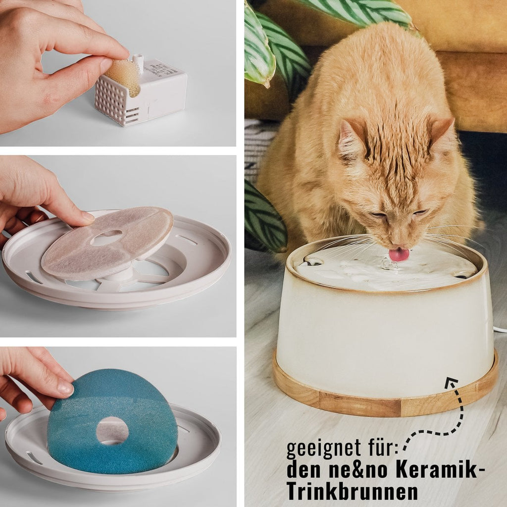 Ersatzfilter für Keramik-Trinkbrunnen für Haustiere