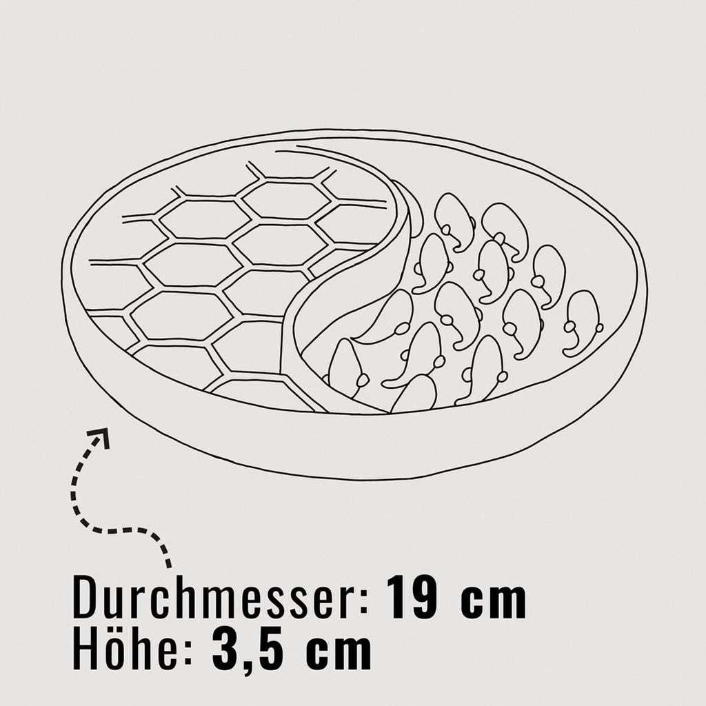 Anti-sling bowl for dogs and cats