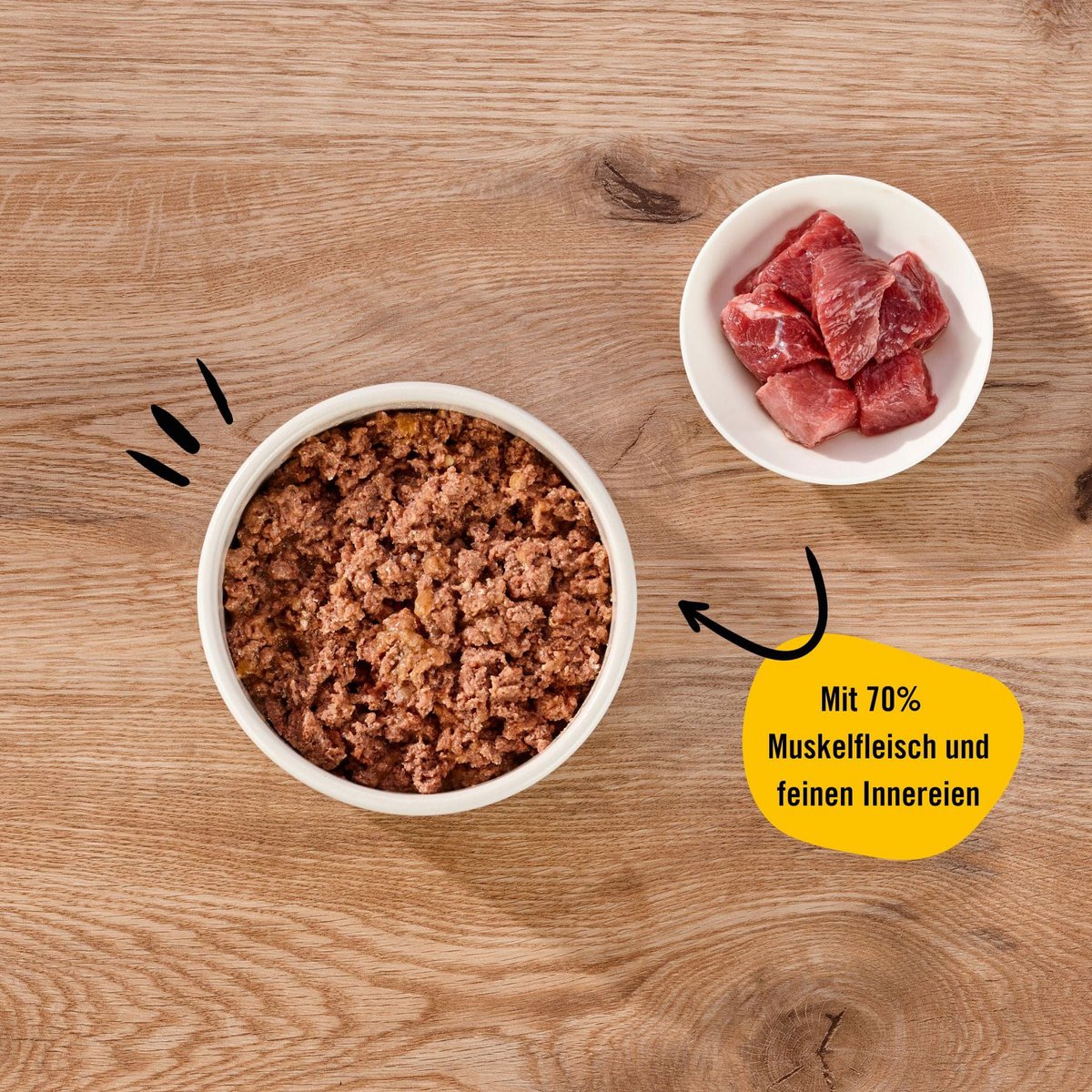 Dogs’n Tiger Adult Premium Katzenfutter Schmaus, Nassfutter, Getreidefrei, Rind