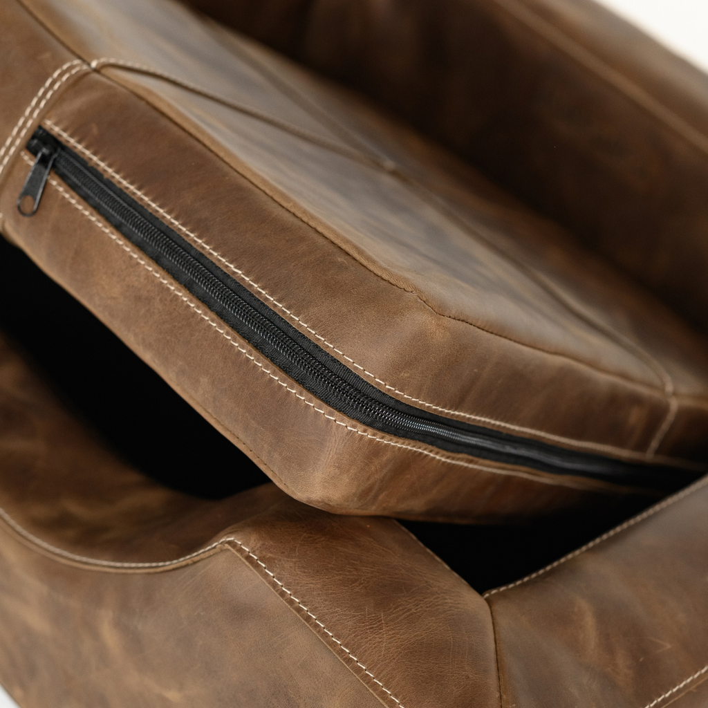 PAWEAREA™ HERITAGE Leather Dog Bed