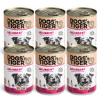Dogs’n Tiger Adult Premium Hundefutter, Abendbrot, Nassfutter, Getreidefrei, Lamm, Pastinake & Gesund-Kräuterpaket