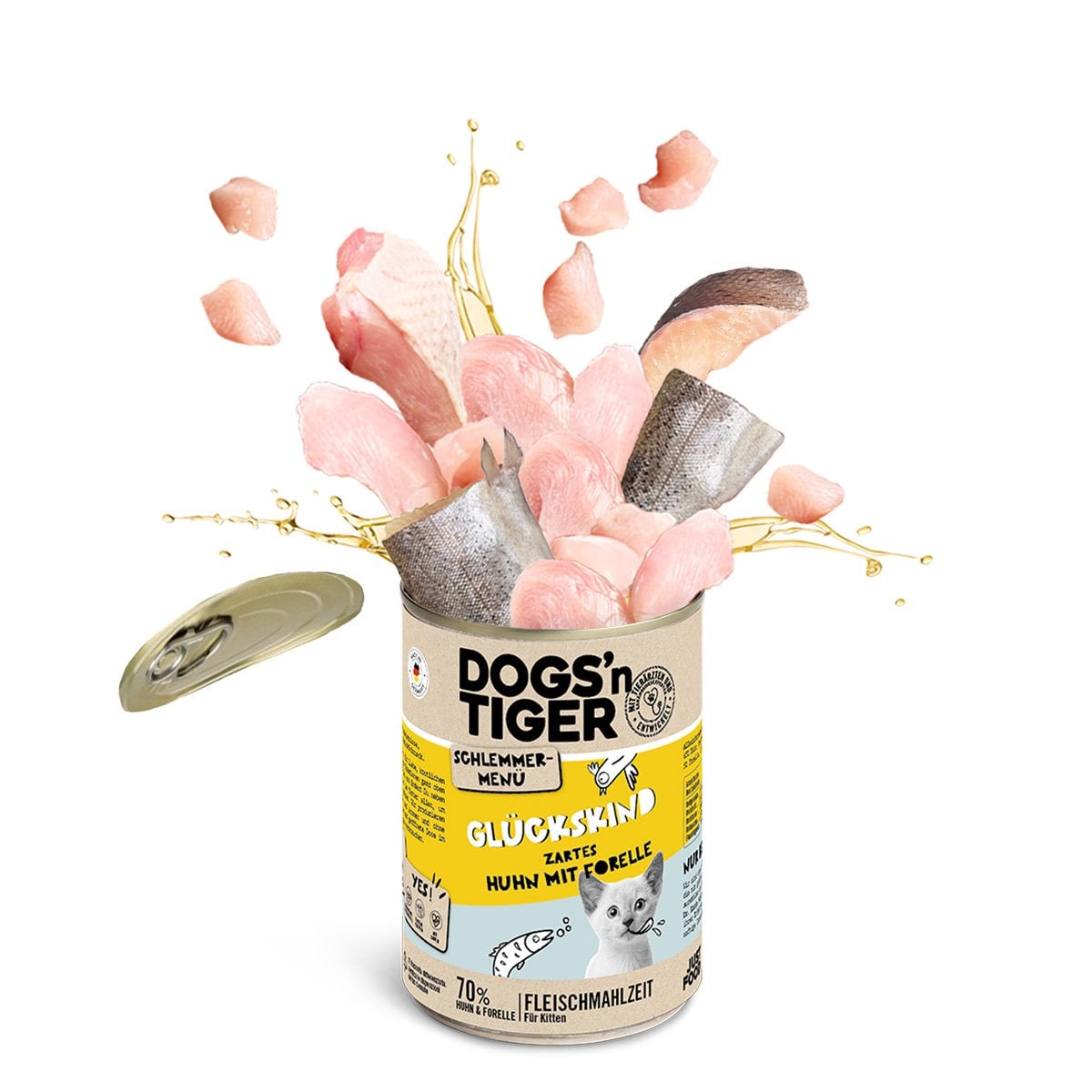 Cat Wet Food – Grain-Free Chicken & Trout