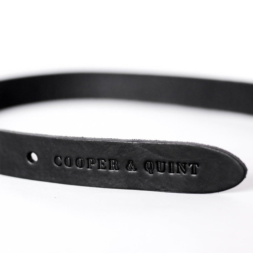 Collar para perro – Piel (negro)