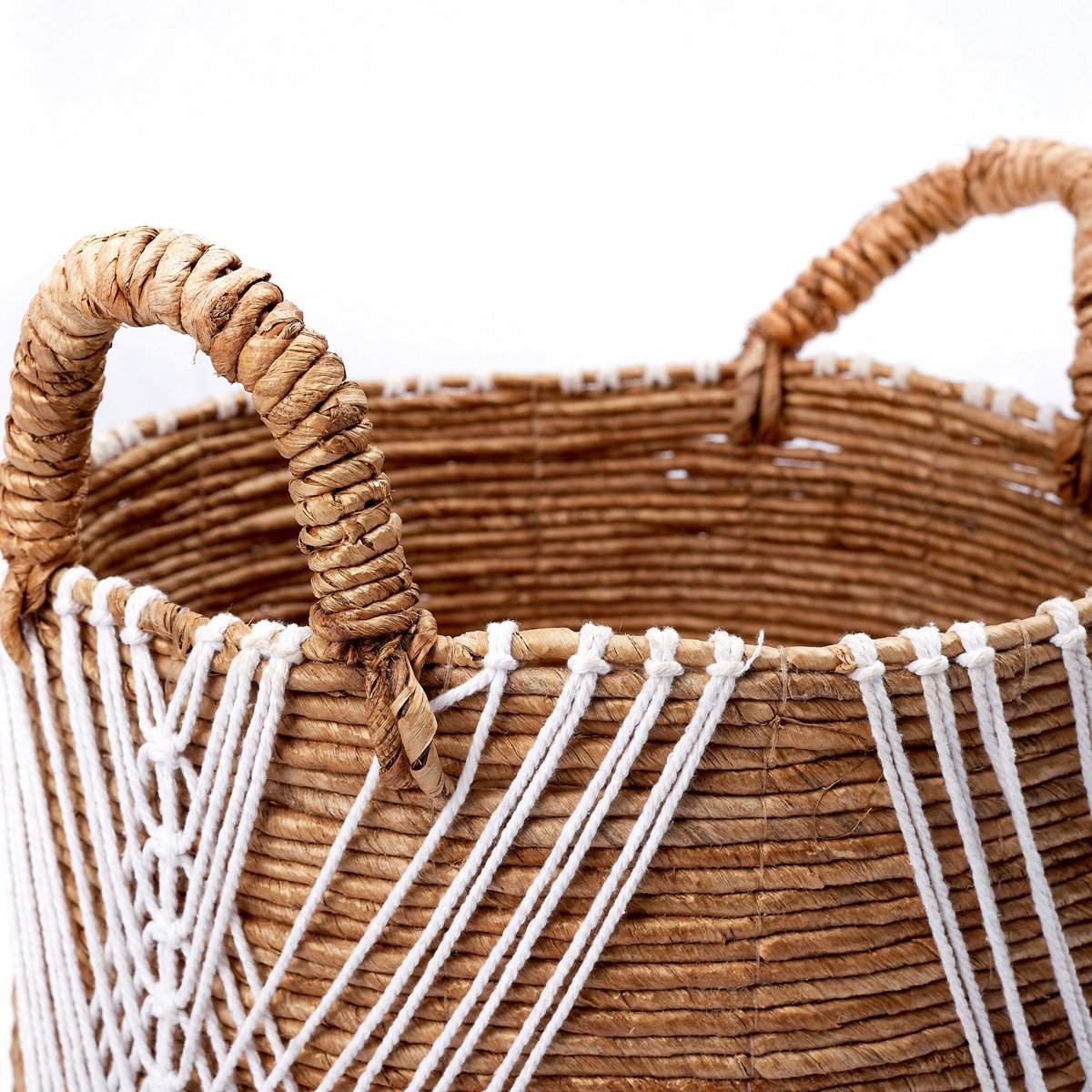 Banana Fiber Storage Basket – Laundry & Plant Basket (3 Sizes)