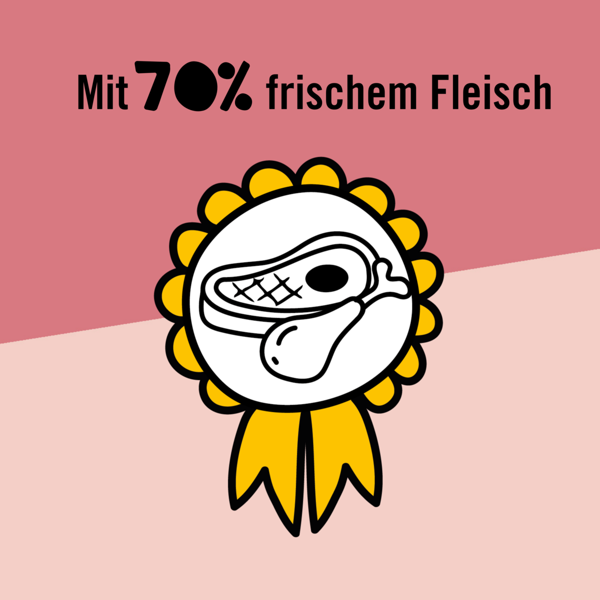 Dogs’n Tiger Adult Katzenfutter, Allerliebst, Nassfutter, Getreidefrei, Rind, Hühnerleber & Kürbis