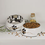 Set de cuencos para mascotas – Diseño gourmet para perros (2 piezas)