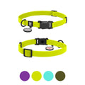 WAUDOG Magnet Dog Collar with QR Passport - Lemon