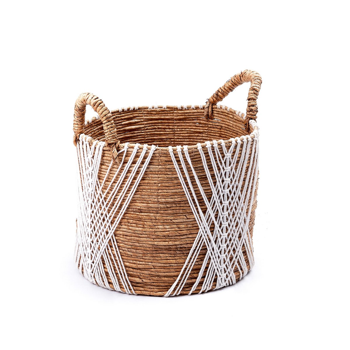 Banana Fiber Storage Basket – Laundry & Plant Basket (3 Sizes)