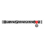 WAUDOG Nylon Dog Collar with QR Passport - Zebra