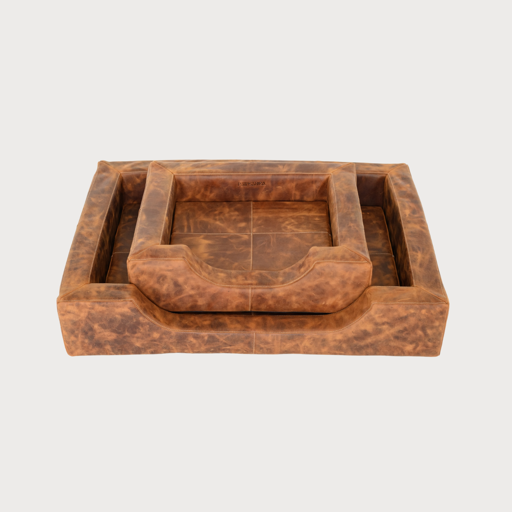 PAWEAREA™ HERITAGE Leather Dog Bed