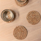 Handgewebte Seegras-Untersetzer (4er- oder 8er-Set)