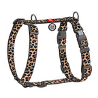 WAUDOG Nylon Dog Anatomic H-Harness with QR Passport - Leopard