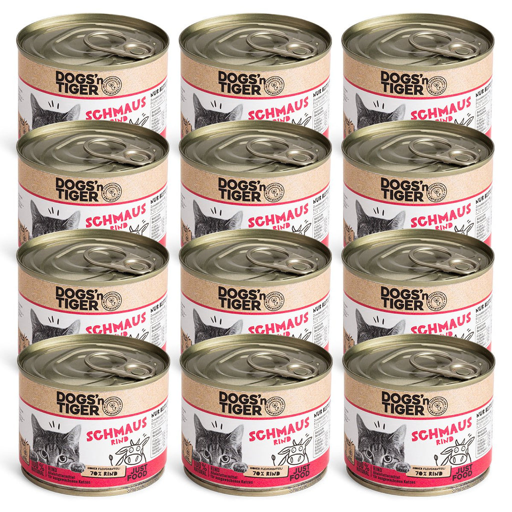 Katzen-Nassfutter – Getreidefreies Rind