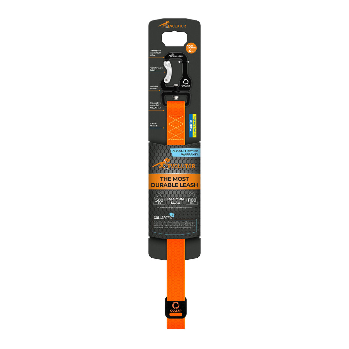 EVOLUTOR Dog Leash - Orange