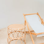 MUARA Premium Rattan Beistelltisch – Handgefertigter Designer Tisch