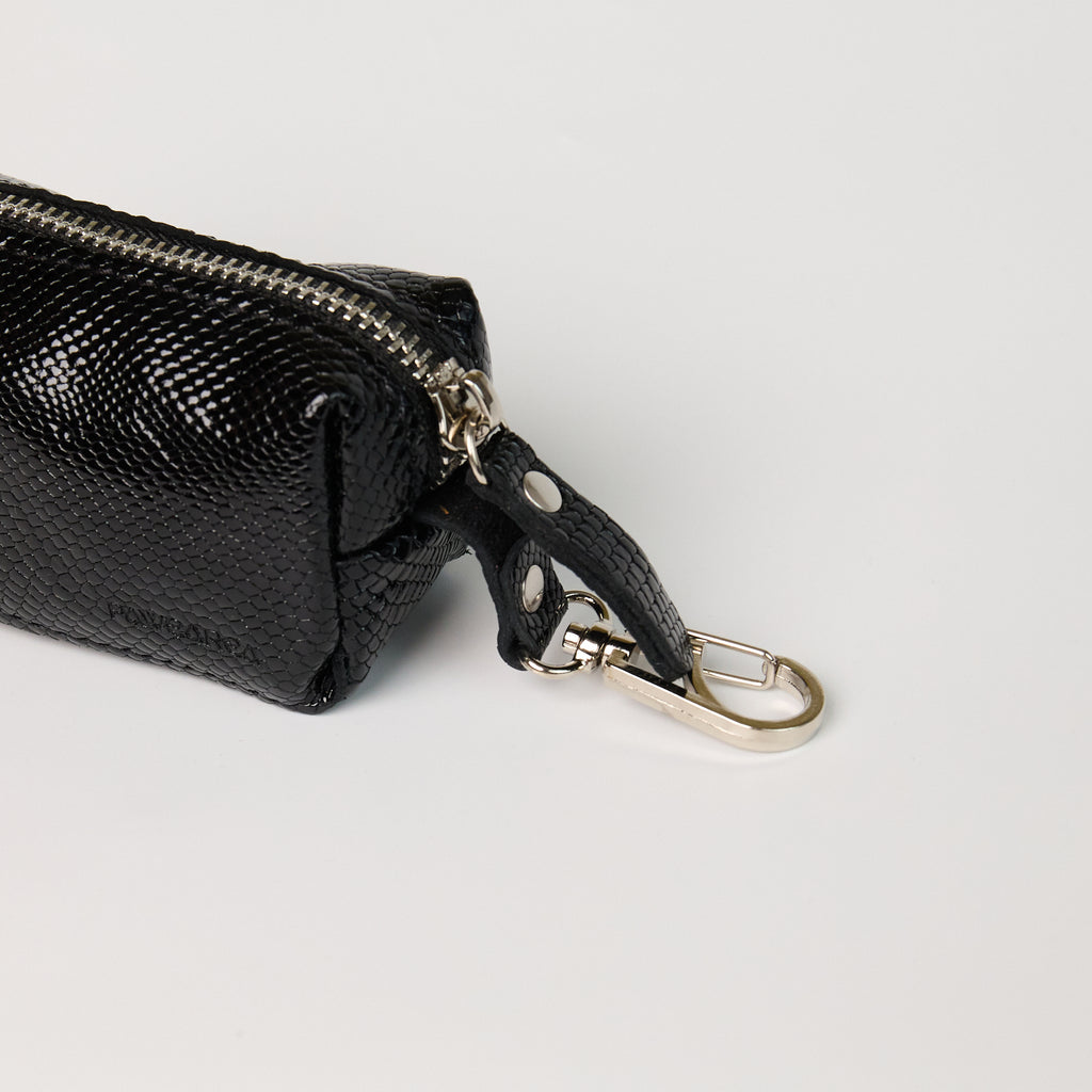 Anaconda Leather Poop Bag Dispenser - additional product view
