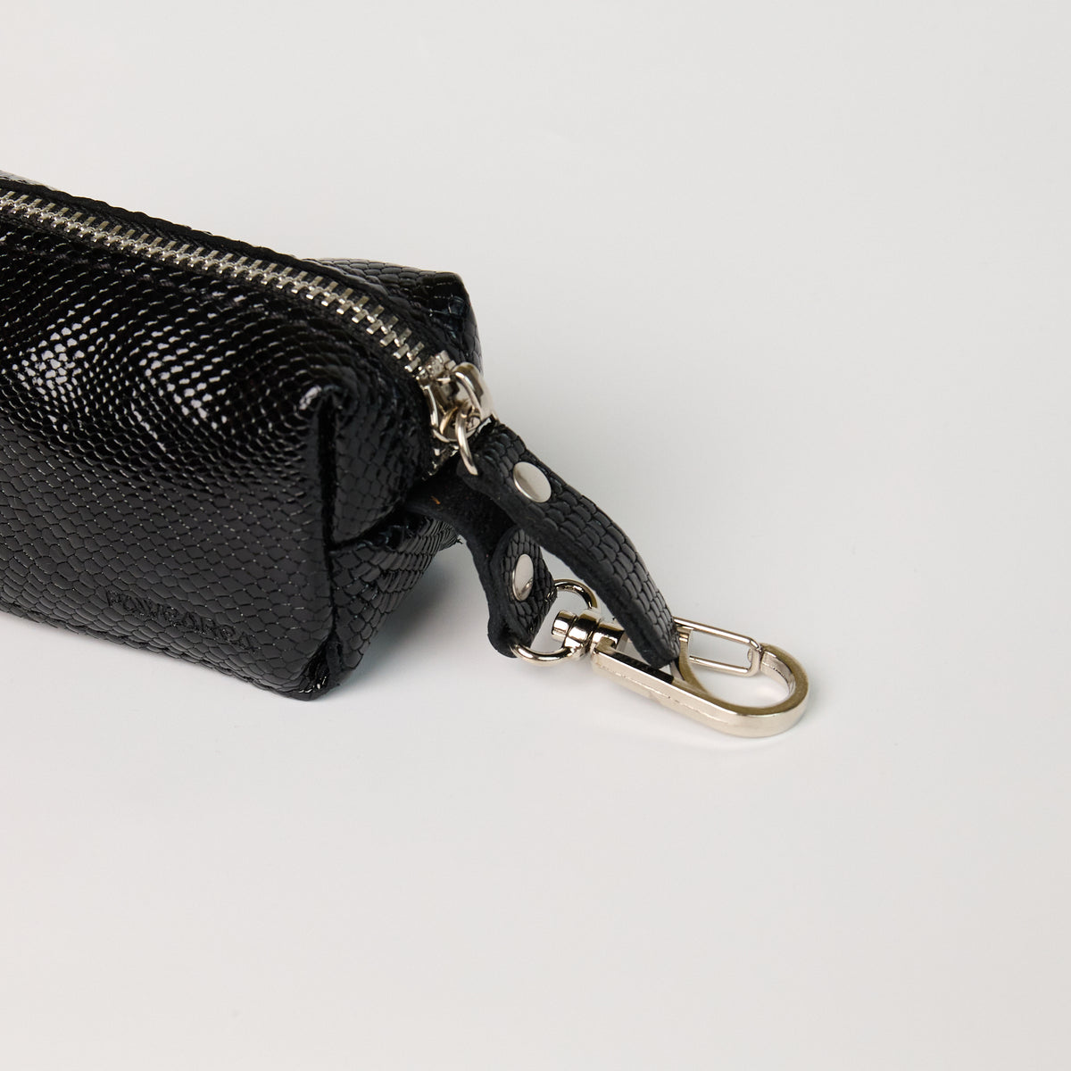 Anaconda Leather Poop Bag Dispenser - additional product view