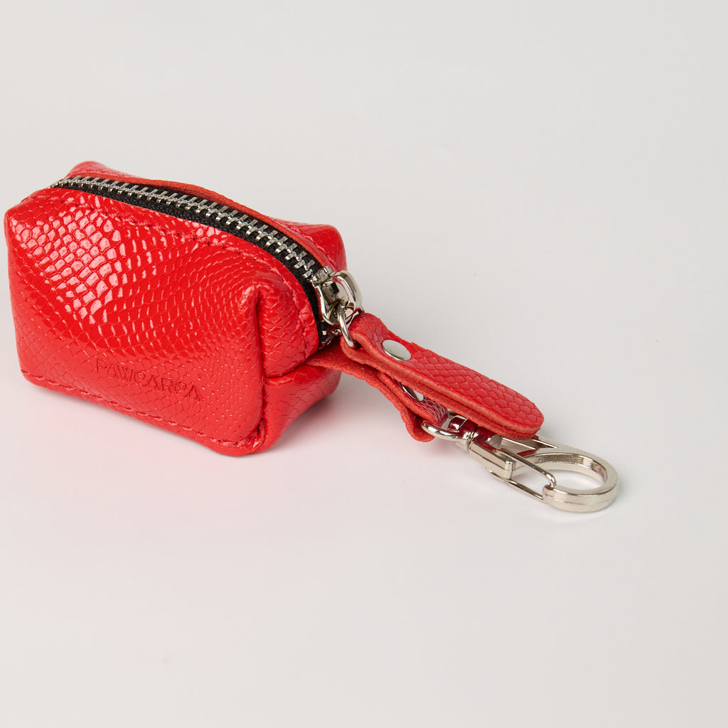 Anaconda Leather Poop Bag Dispenser - additional product view