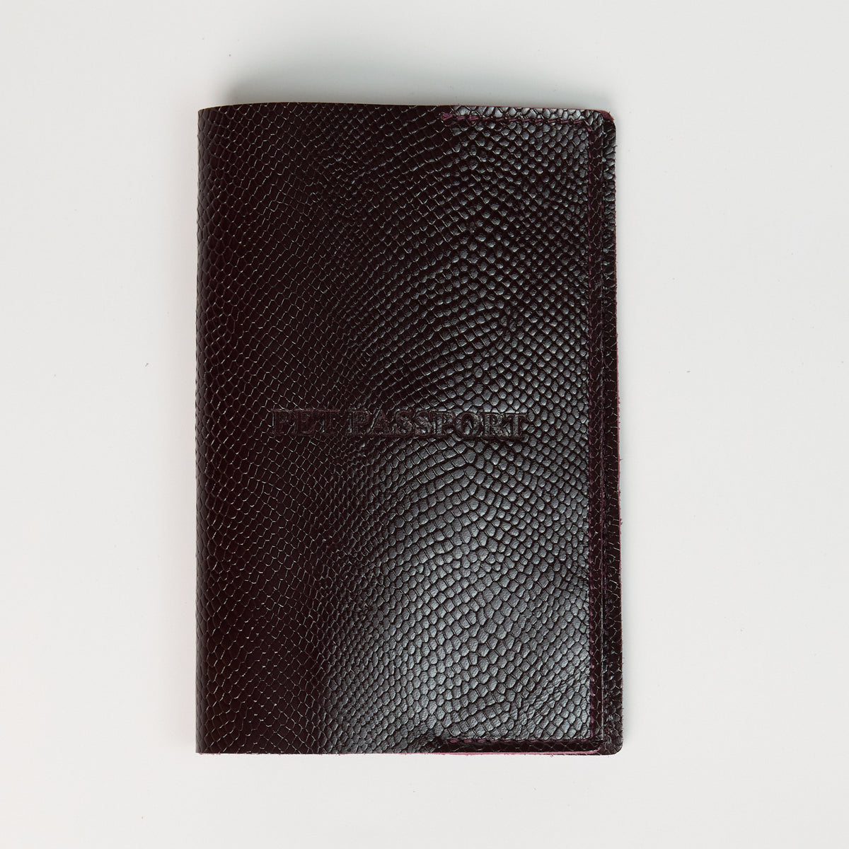 Anaconda Leather Pet Passport Cover - additional product view