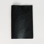 Anaconda Leather Pet Passport Cover - Black