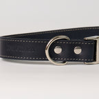 Blue Leather Dog Collar - additional product view
