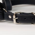 Blue Leather Dog Harness - additional product view