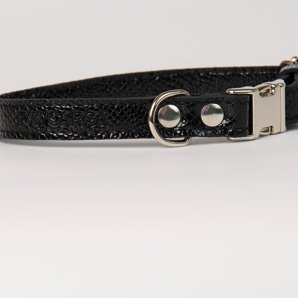 Anaconda Double Leather Dog Collar - additional product view