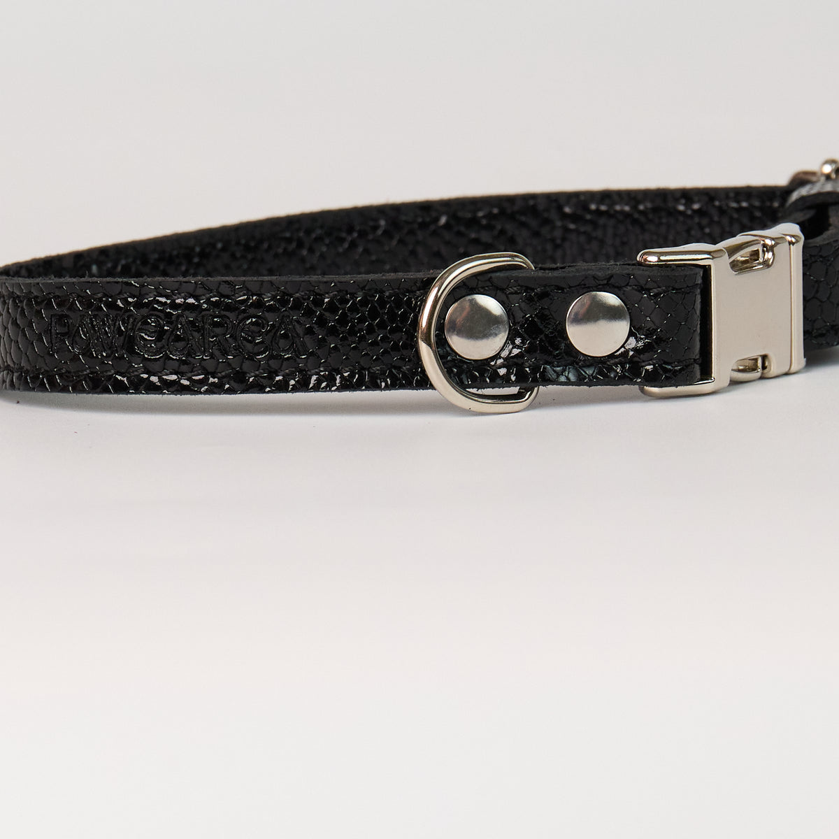Anaconda Double Leather Dog Collar - additional product view